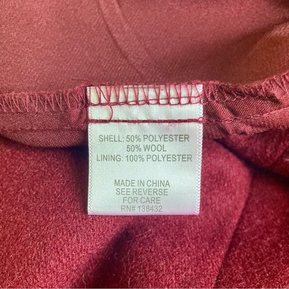 ModCloth Red Wool Skirt - Picture 2 of 6